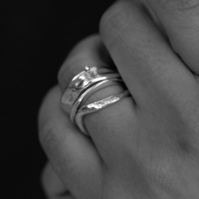 Circuit Ring | Silver