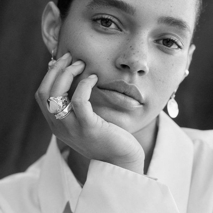 Shale Earrings 1.0 | Silver