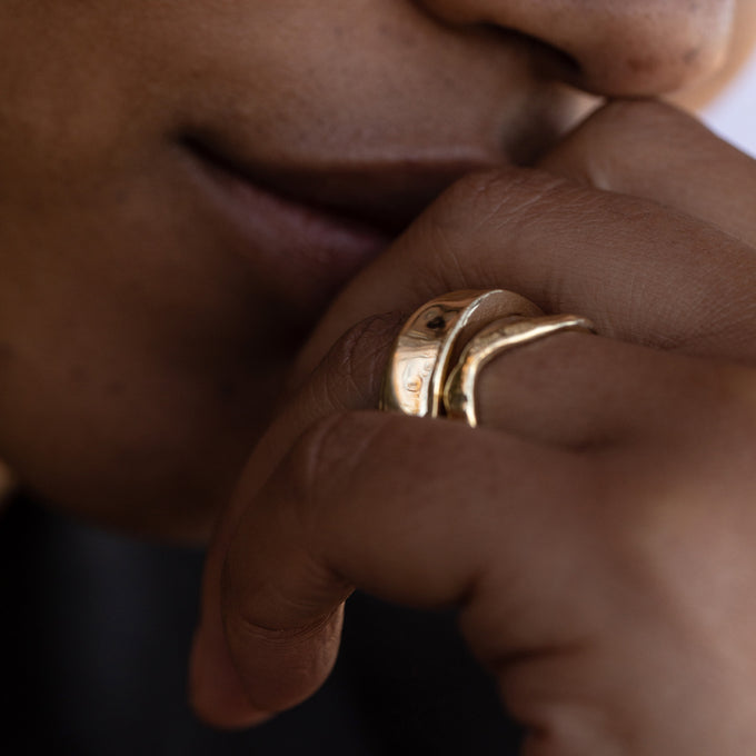 Wave Ring | Solid Gold