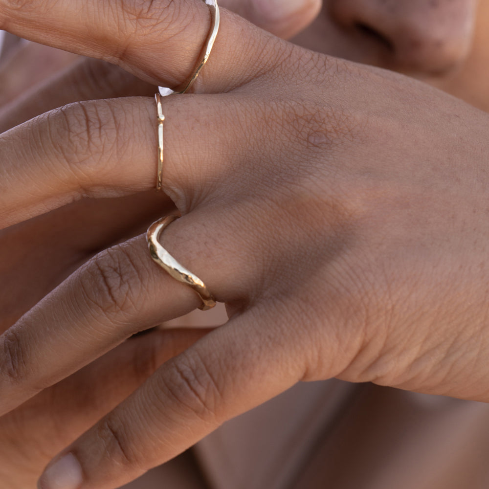 Wave Ring | Solid Gold