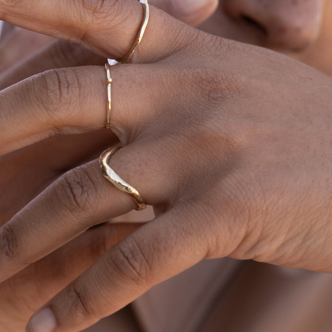 Wave Ring | Solid Gold