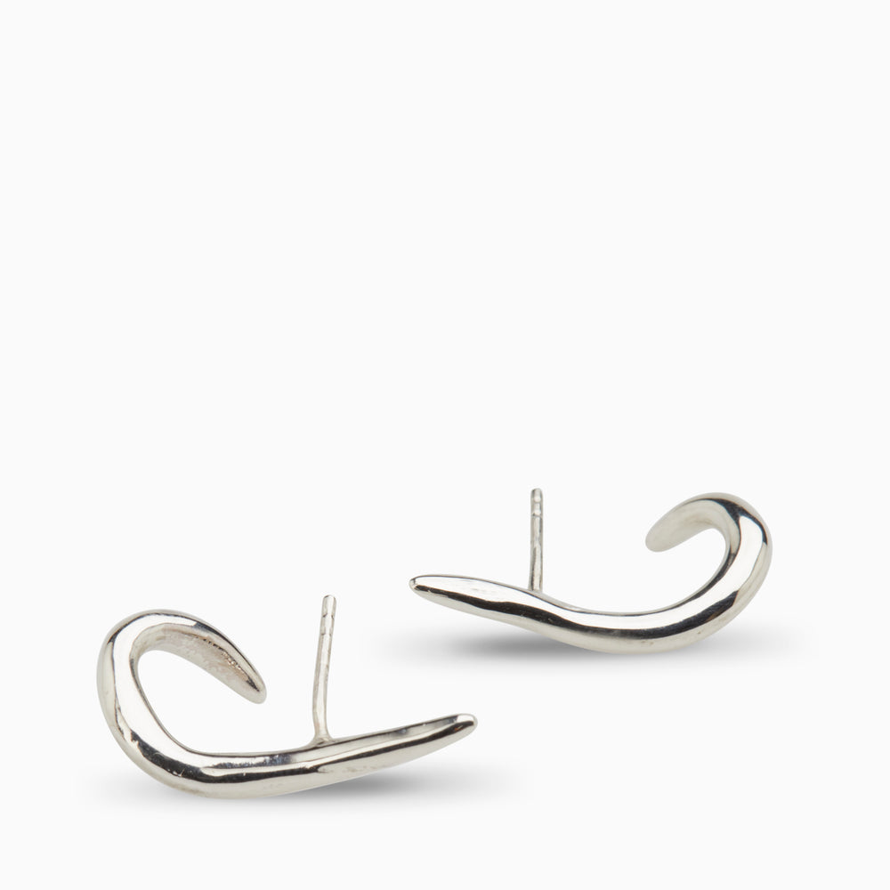 Twine Earrings | Silver