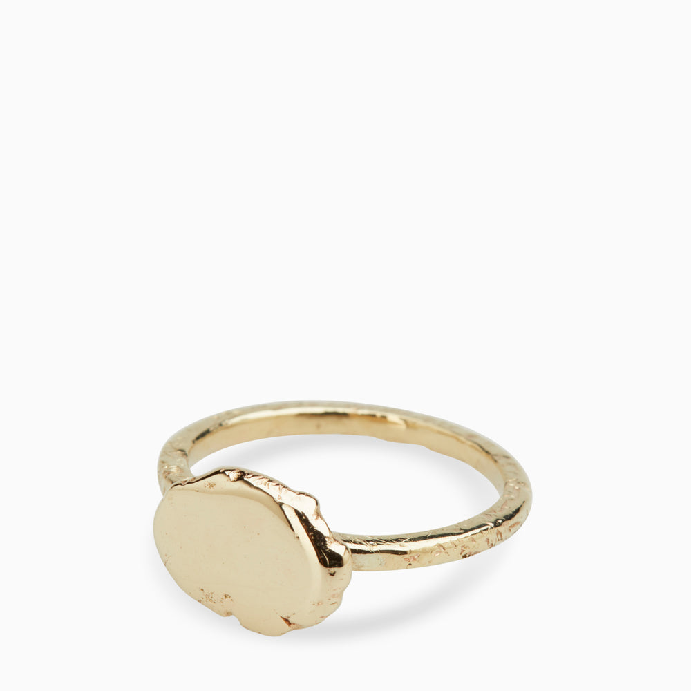 Ingot Ring | Solid Gold