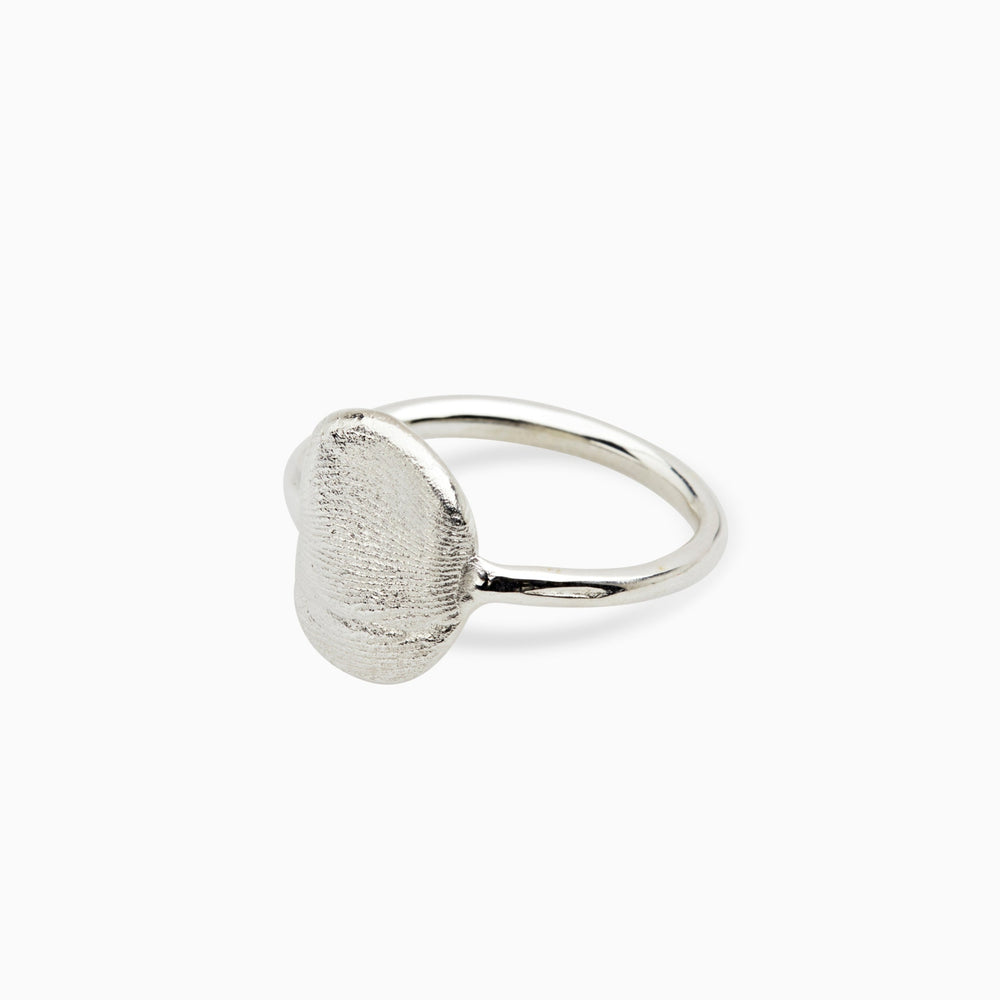 Impression Ring | White Gold