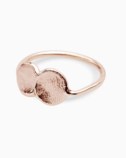 Double Impression™ Ring | Rose Gold