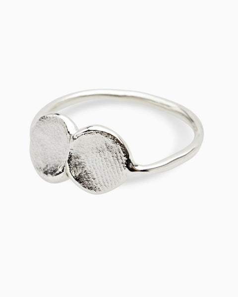 Double Impression Ring | Silver