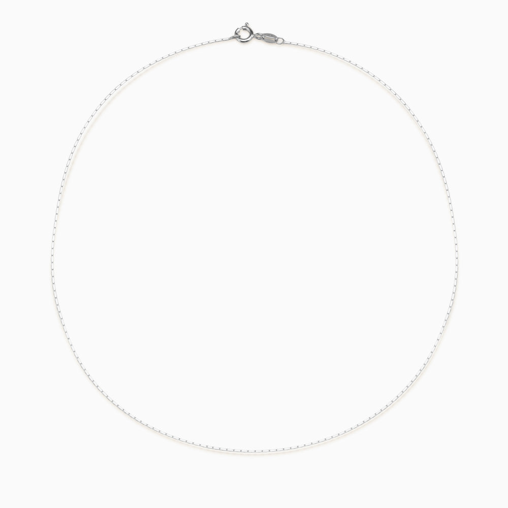 Square Fuse Necklace | Silver