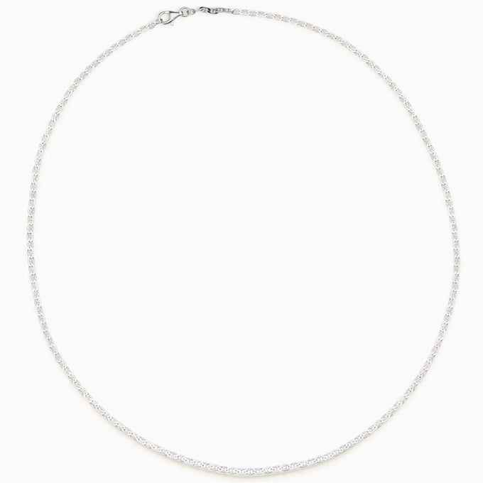 Flat Marine Chain | Sterling Silver