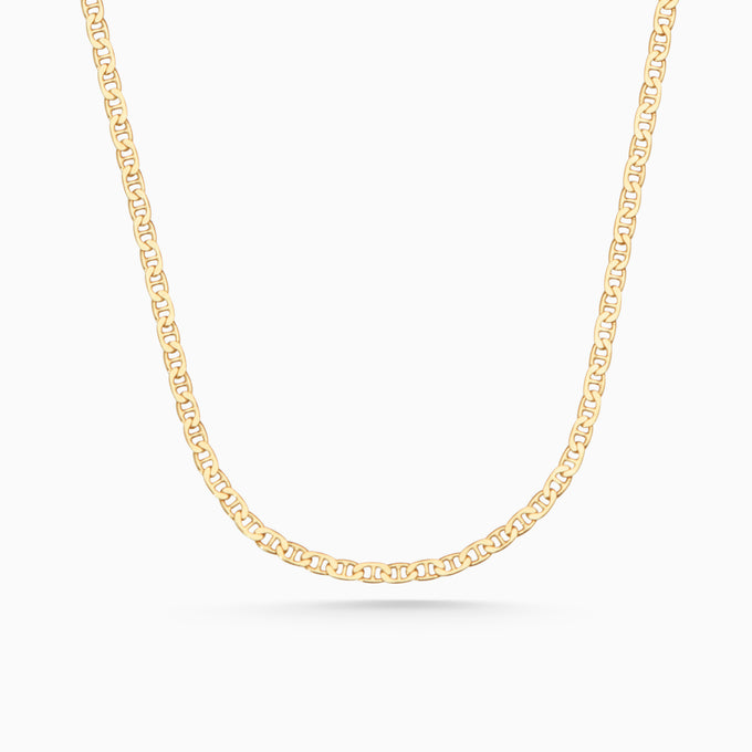 Flat Marine Chain | Gold