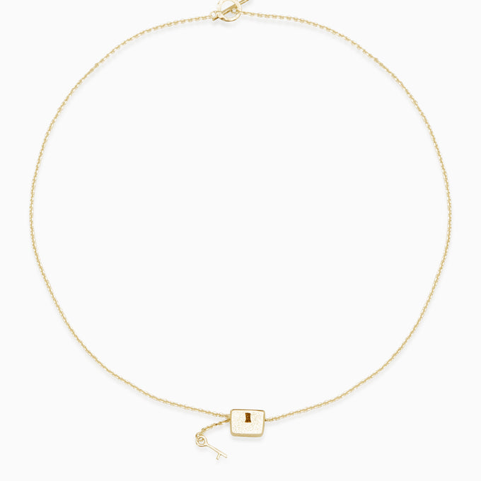 Baggage Necklace | Gold