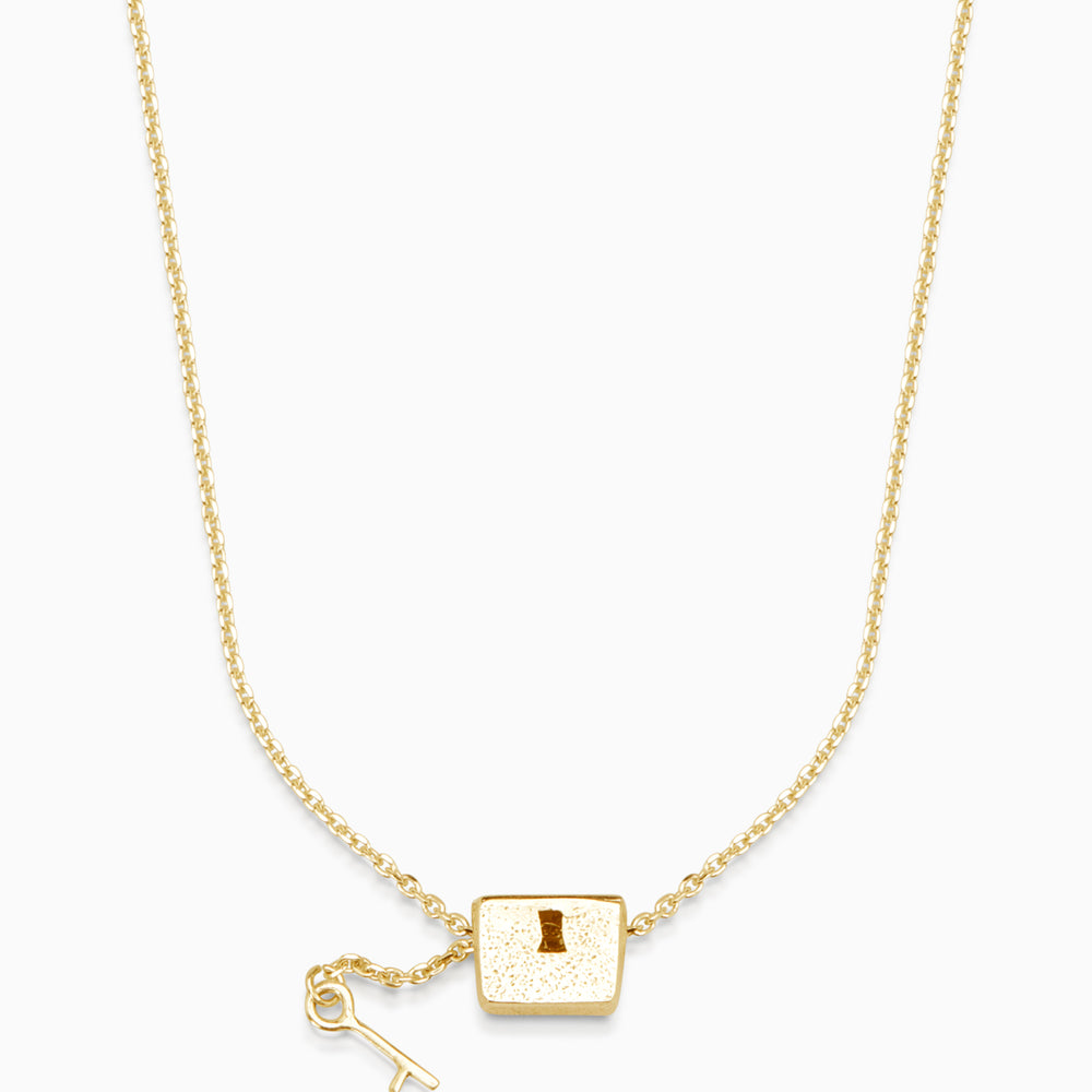 Baggage Necklace | Gold