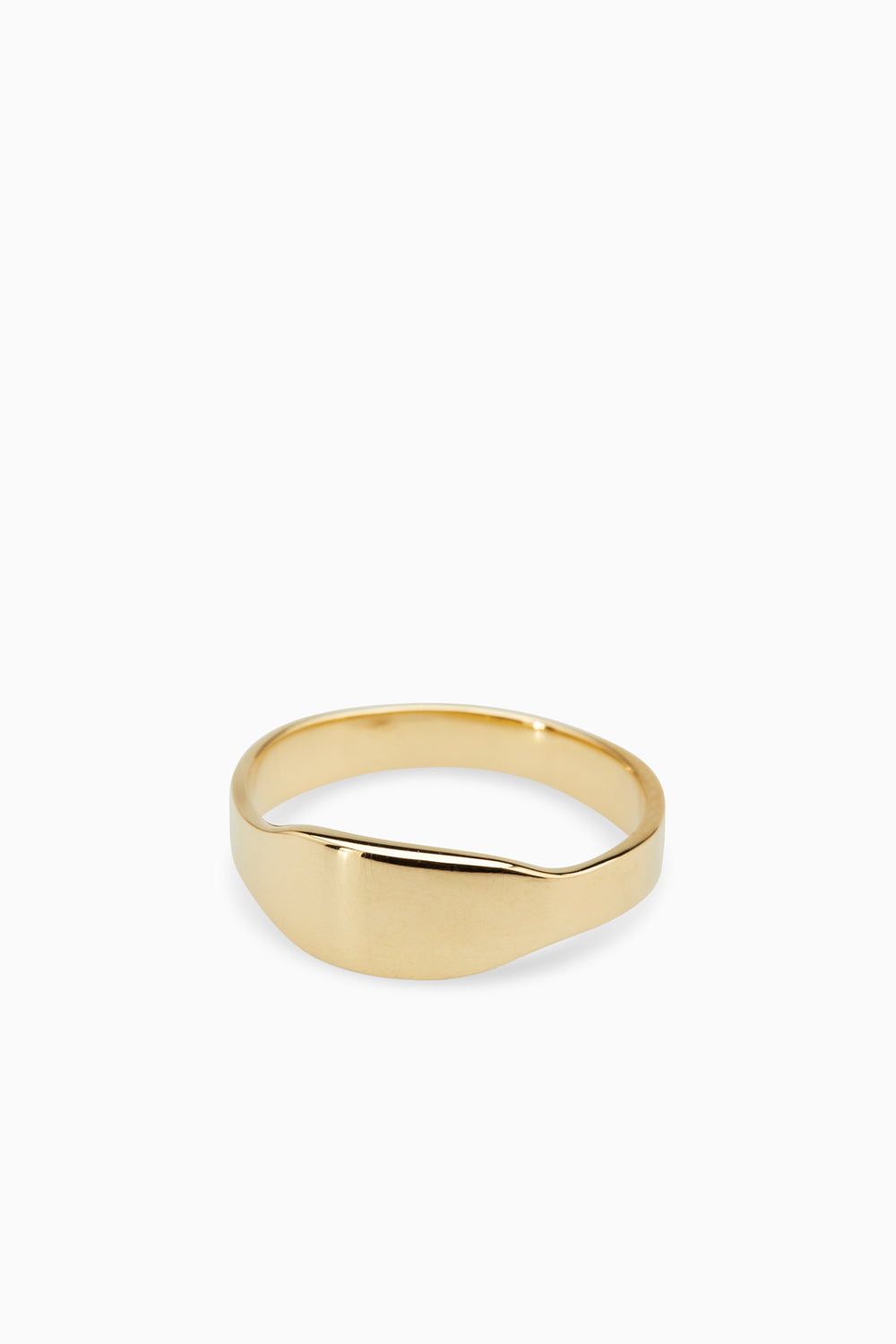 Narrow Signet Ring | Gold