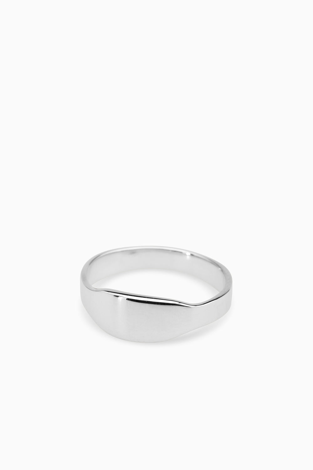 Narrow Signet Ring | Silver