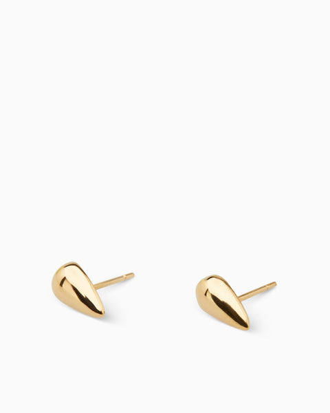 Tear Drop Studs | Gold