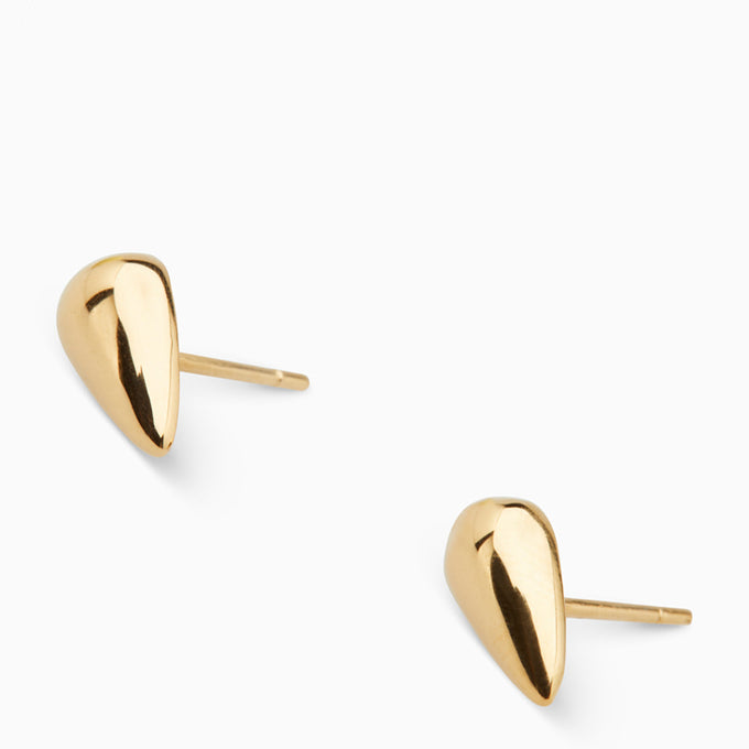 Tear Drop Studs | Gold