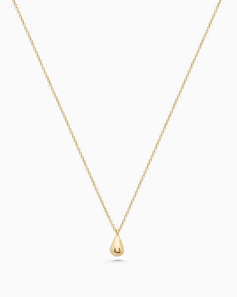 Tear Drop Necklace | Gold