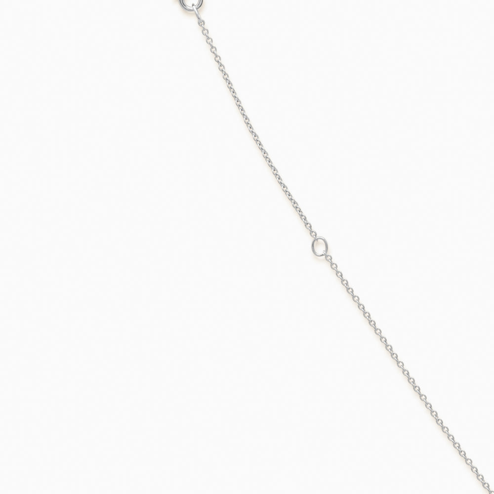 Tear Drop Necklace | Silver