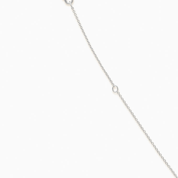 Tear Drop Necklace | Silver