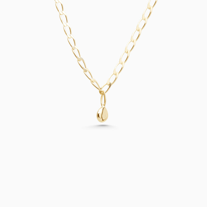 Chunky Tear Drop Chain | Gold