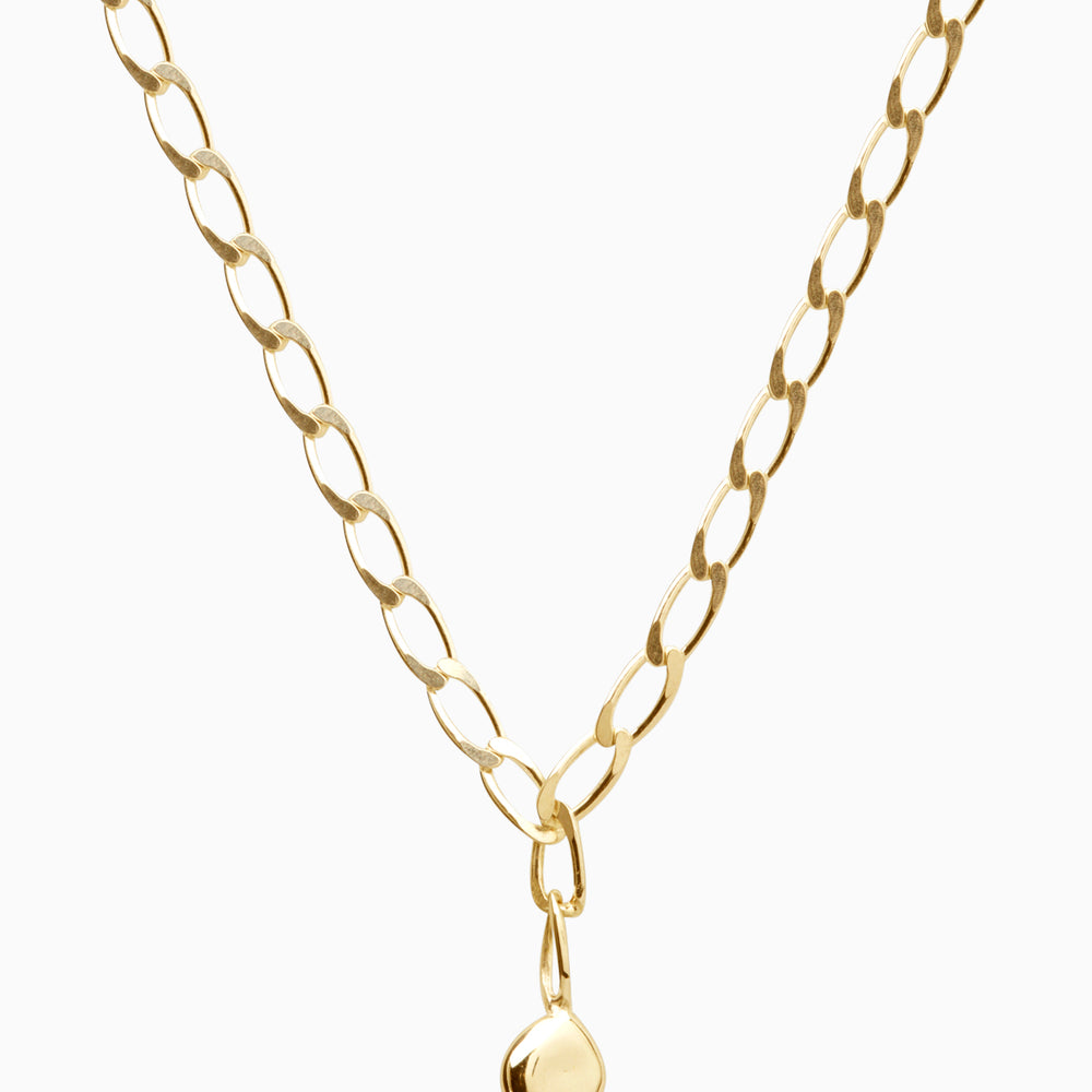 Chunky Tear Drop Chain | Gold