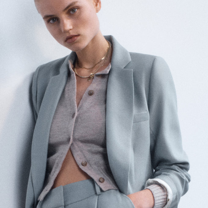 Chunky Flare Necklace | Silver