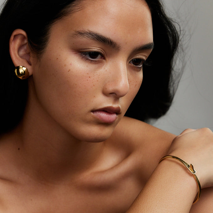 Catch Bangle | Gold
