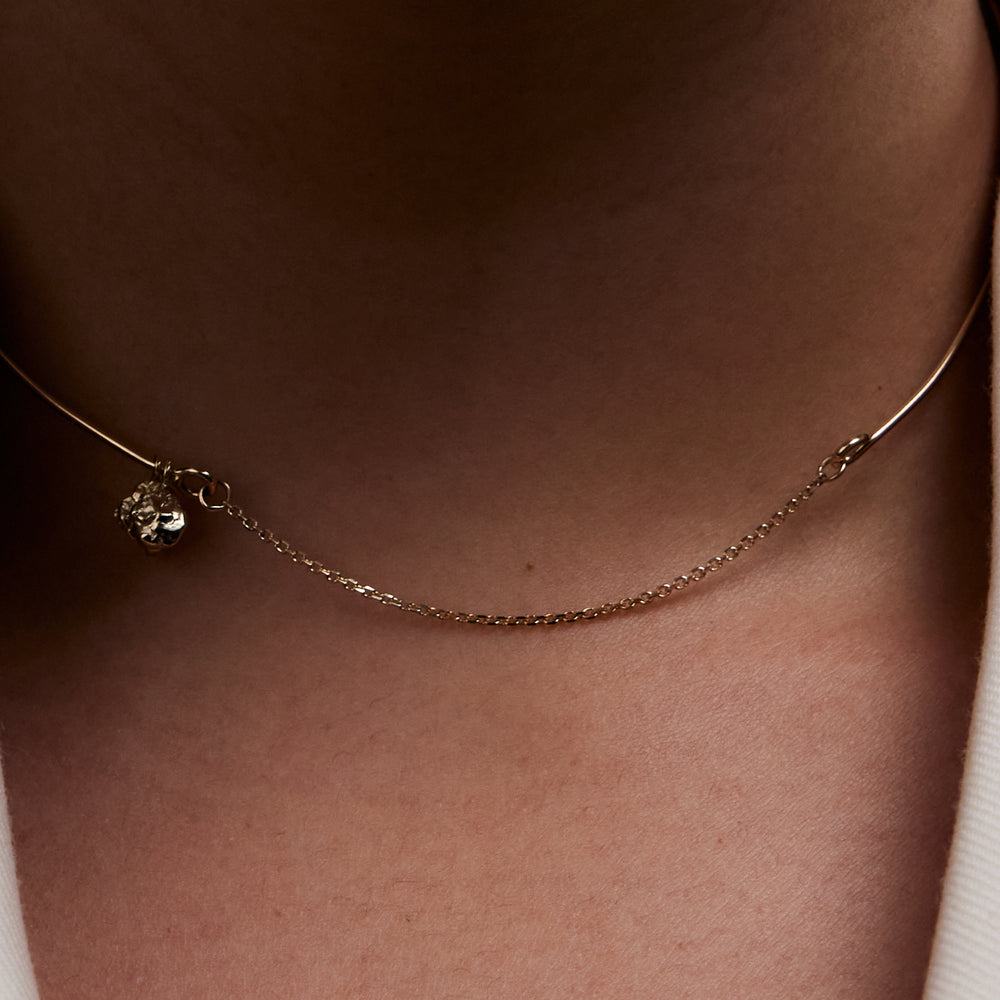 Weave Choker | Solid Gold