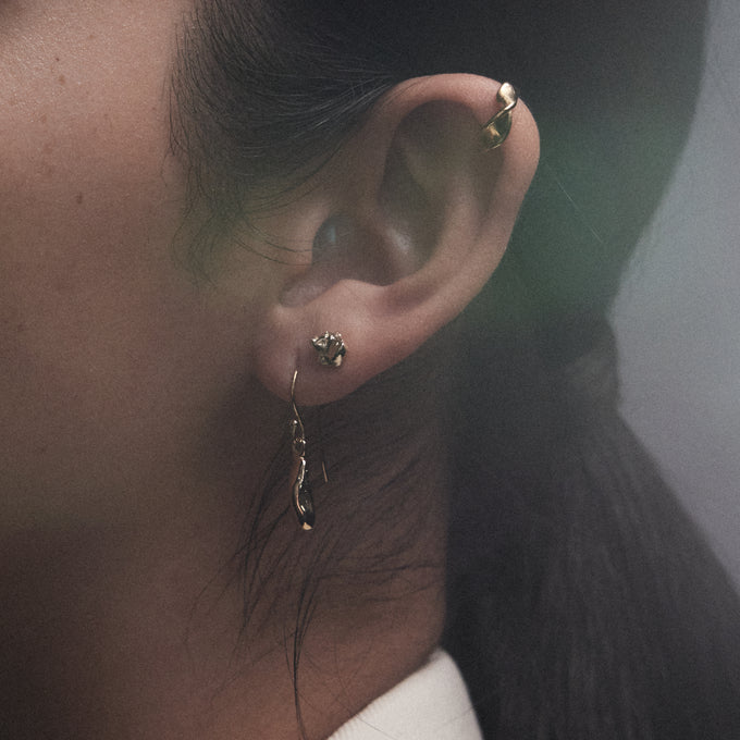 Ingot Studs | Gold