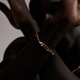 Chunky Curb Bracelet | Gold