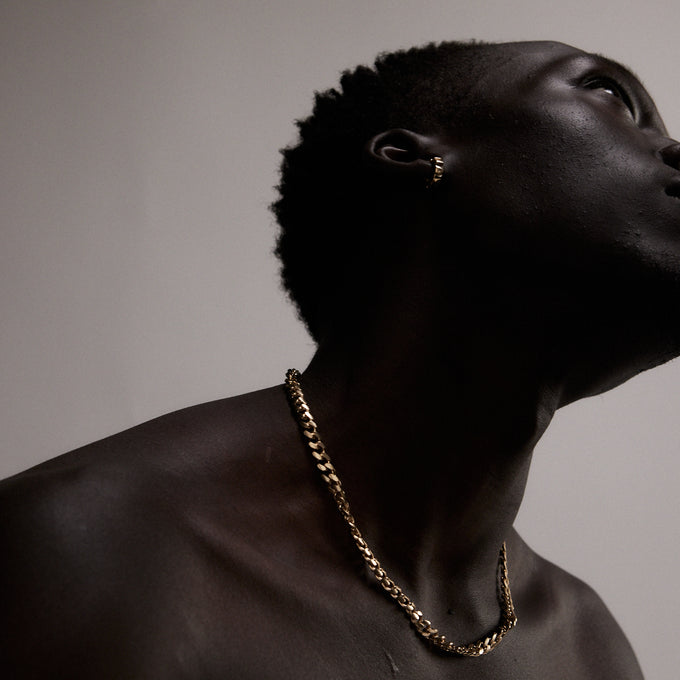 Fine Trim Hoops | Gold