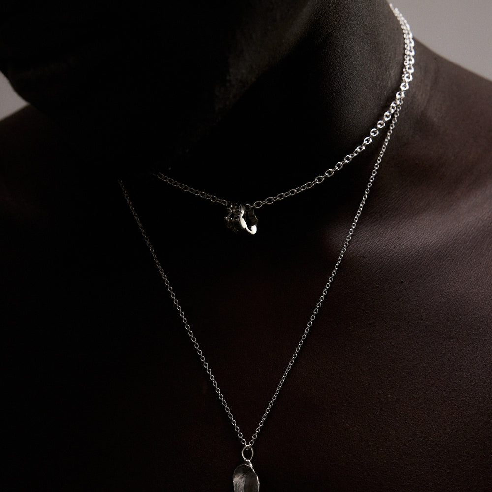 Groove Necklace | Silver