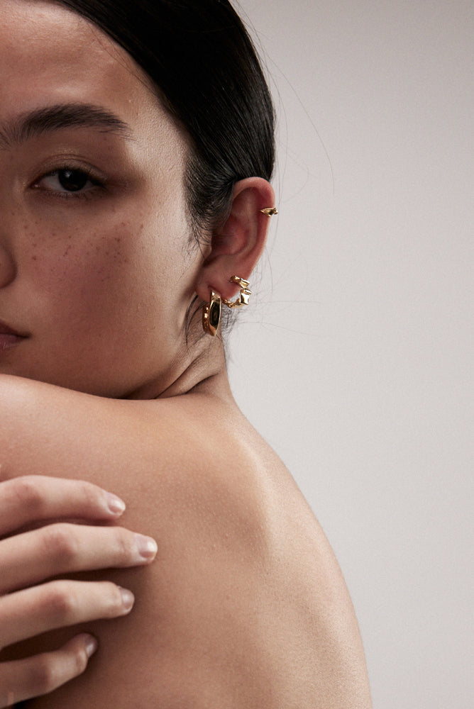 Wave Ear Cuff | Gold