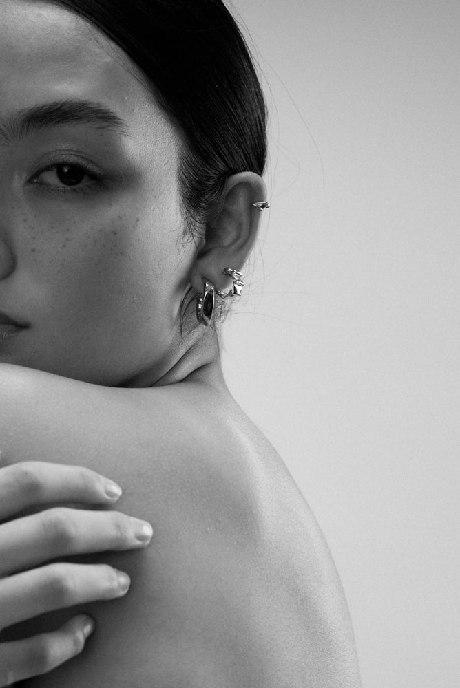 Swell Hoops | Silver