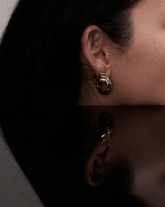 Swell Hoops | Gold