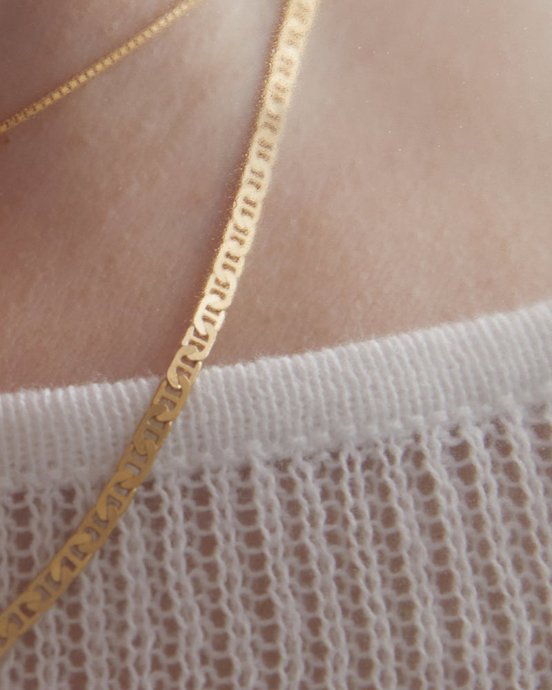 Flat Marine Chain | Gold