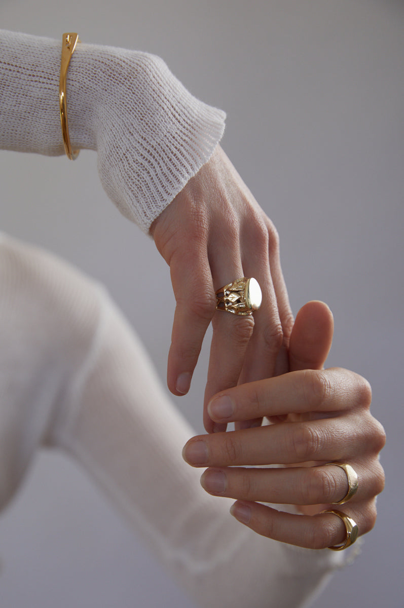 Reflection Ring | Solid Yellow Gold – Linden Cook Jewellery