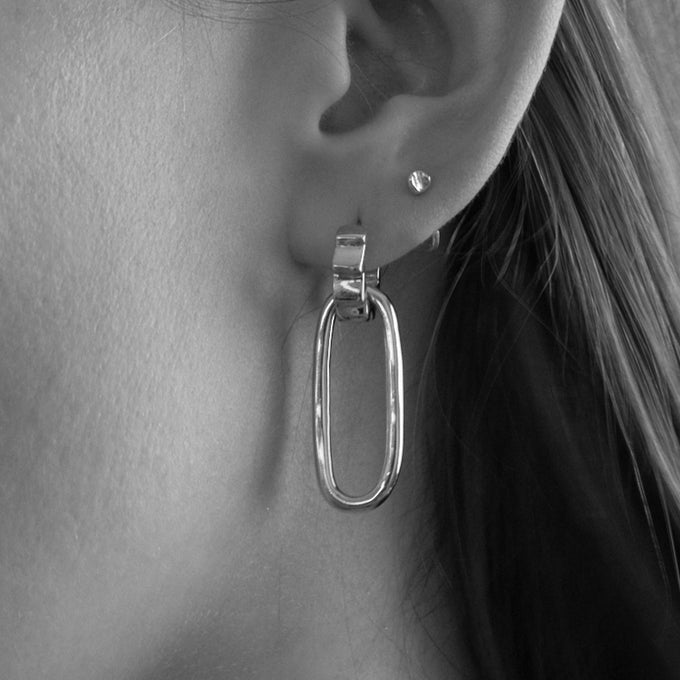 Vault Trim Hoops | Silver