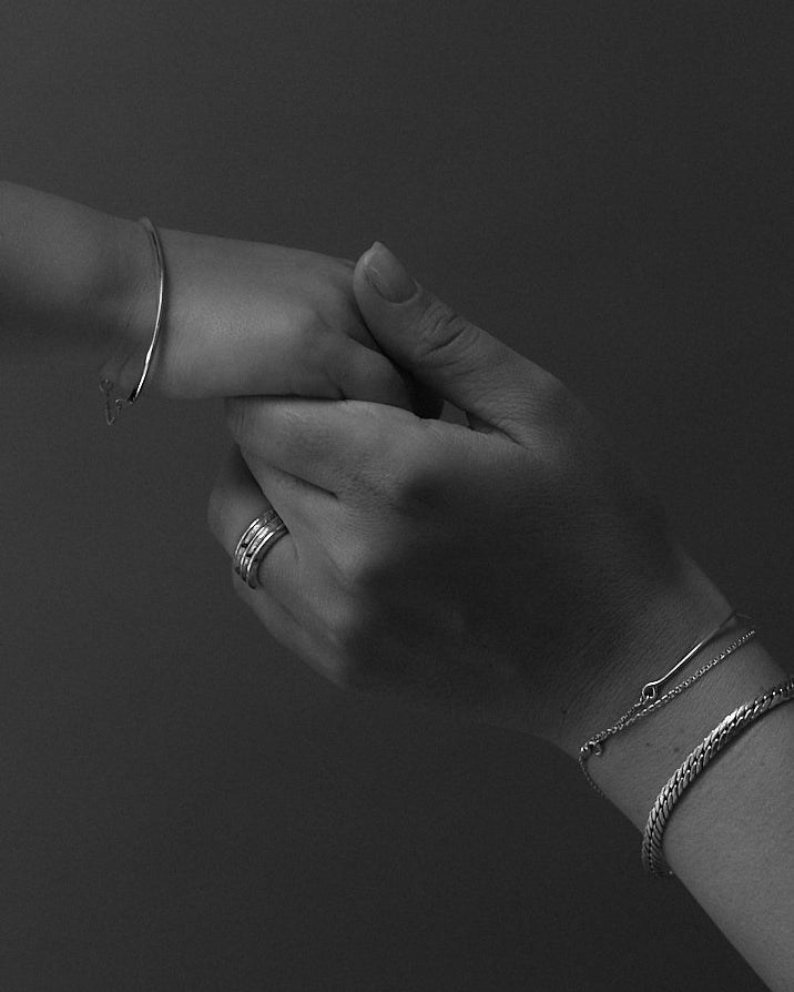 Birthflower Cuff | Silver