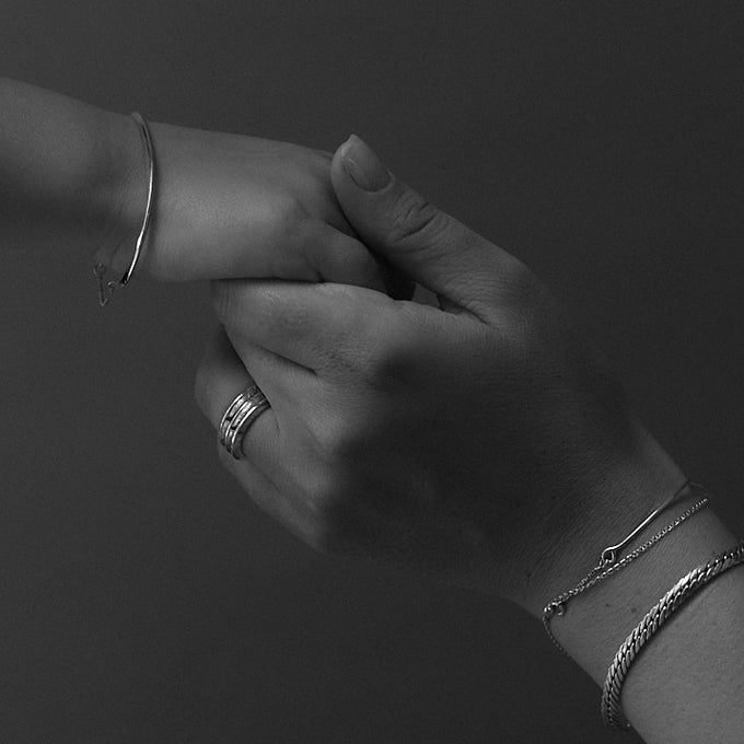 Birthflower Cuff | Silver