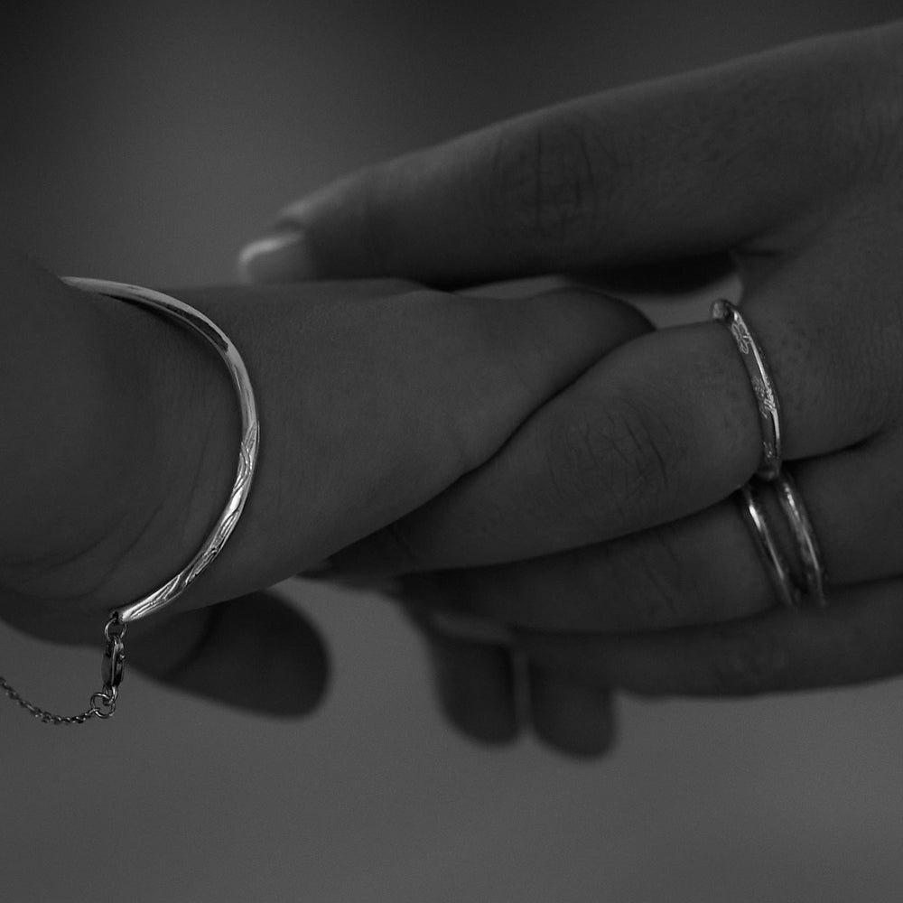 Birthflower Cuff | Silver