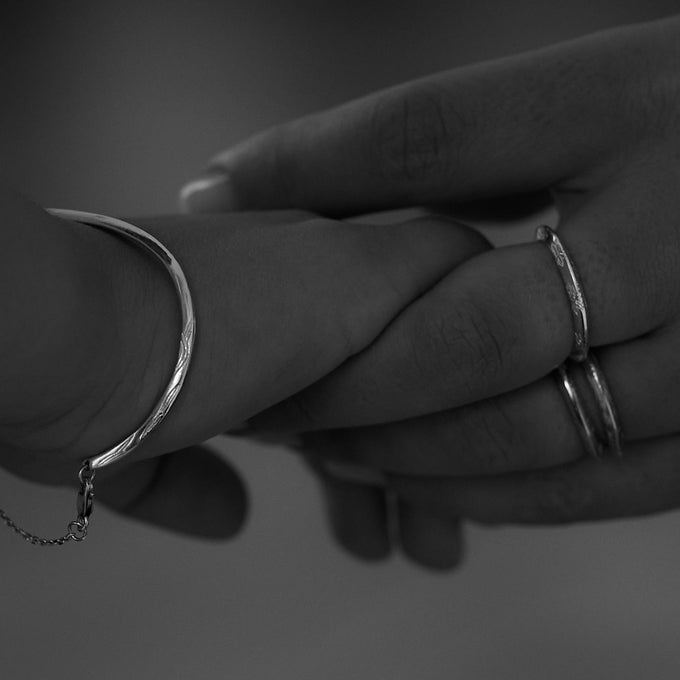 Birthflower Cuff | Silver