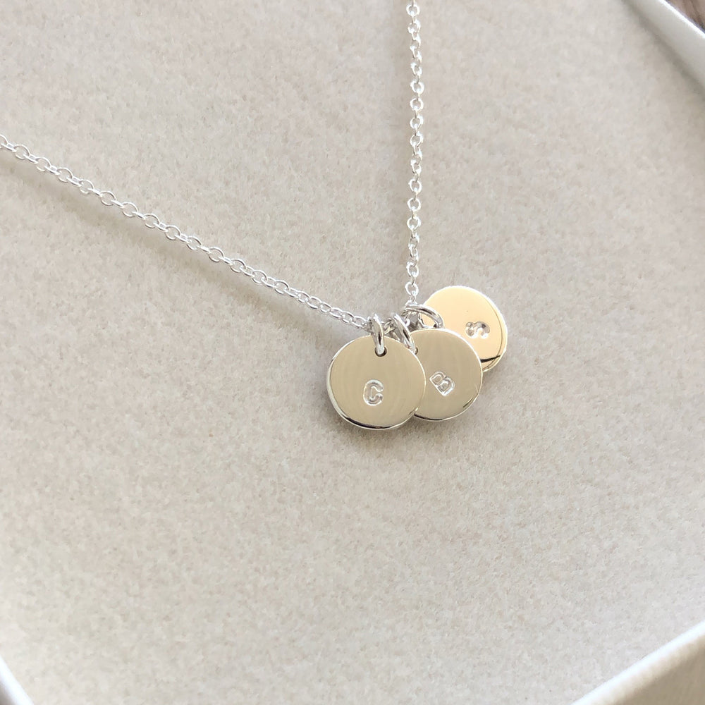 Disc Necklace | Silver