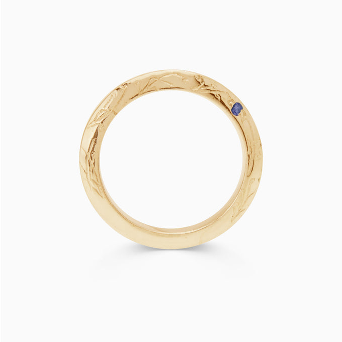 Birthflower Ring | Solid Gold