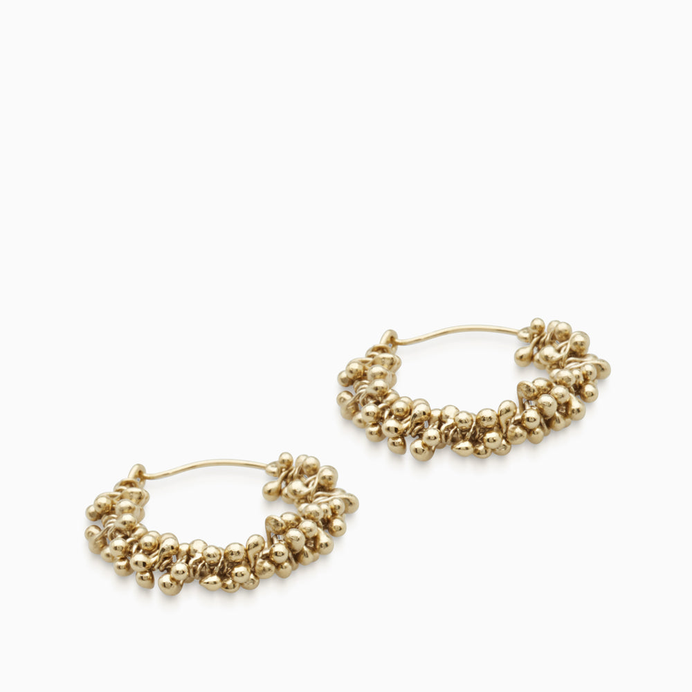 Cherrie Hoops  |  Gold