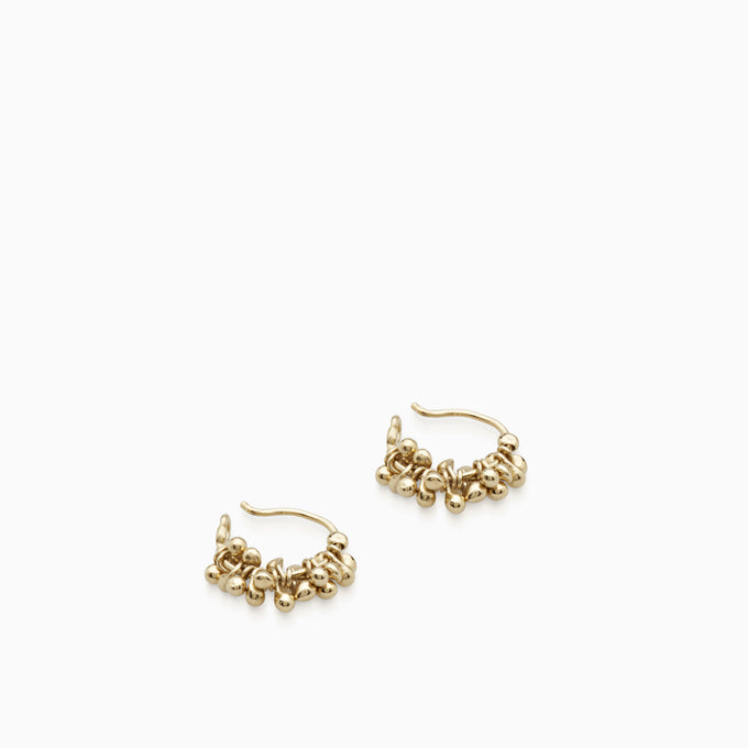 Cherrie Hoops Mini  |  Gold