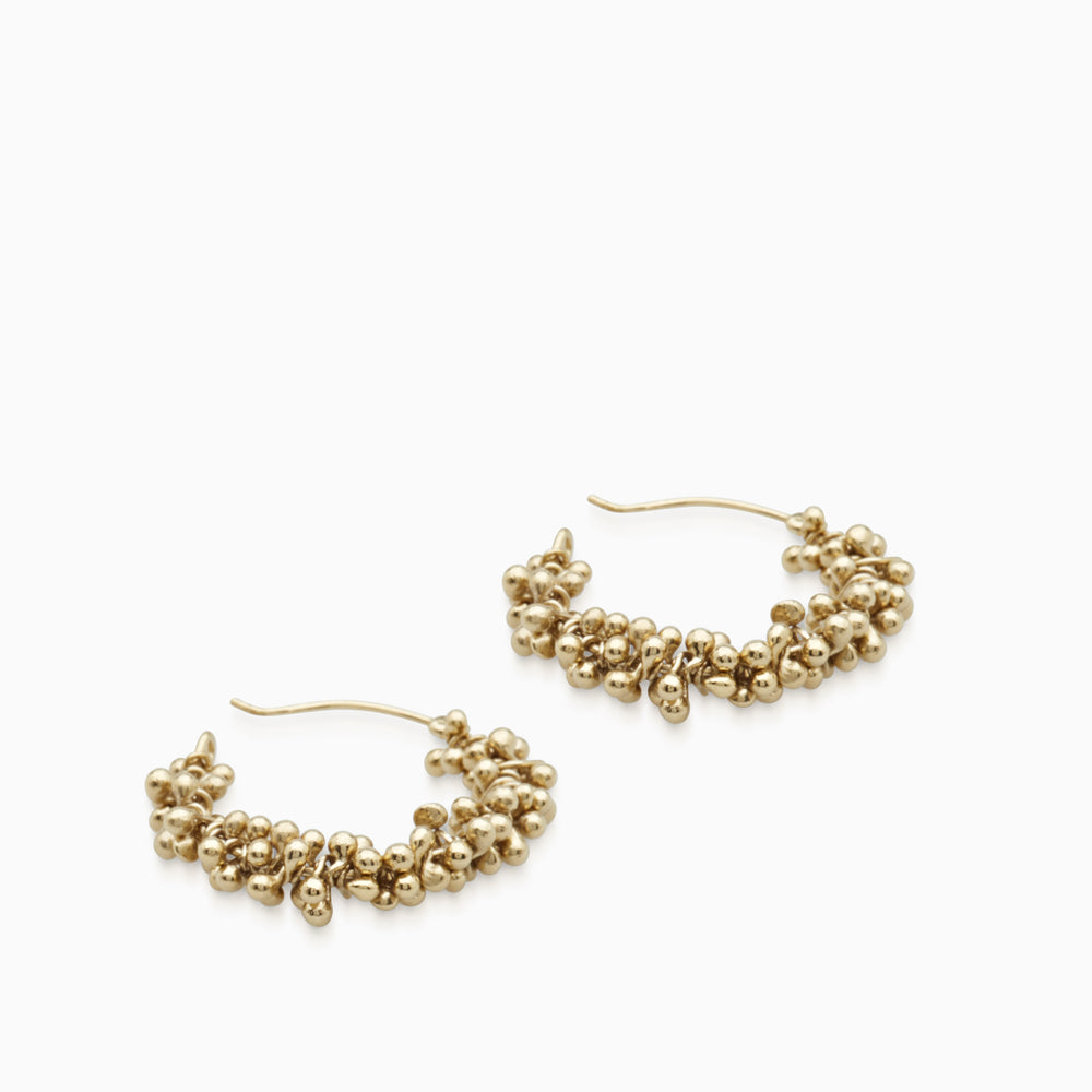 Cherrie Hoops  |  Gold