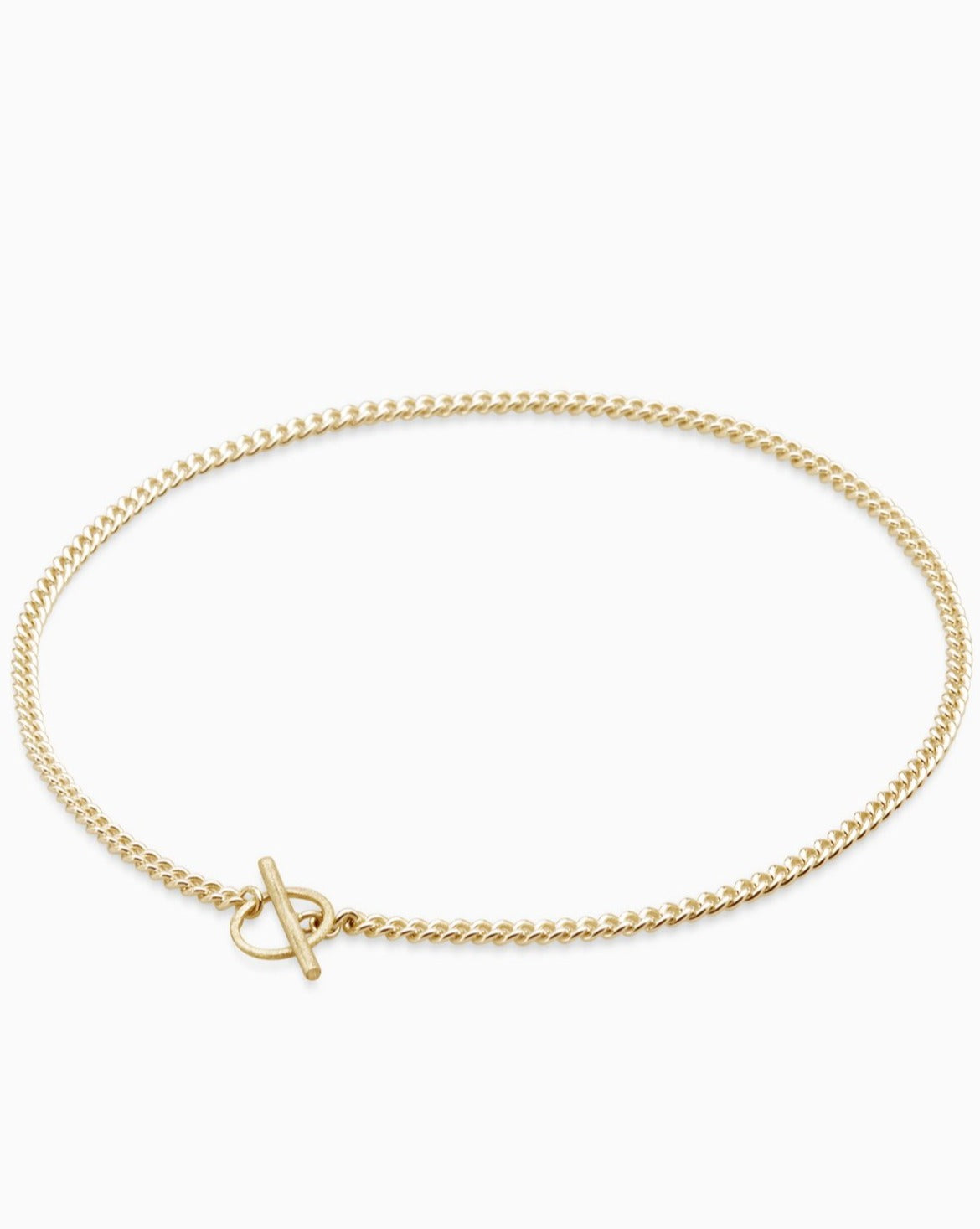 Curb Chain Fob Necklace | Gold – Linden Cook Jewellery