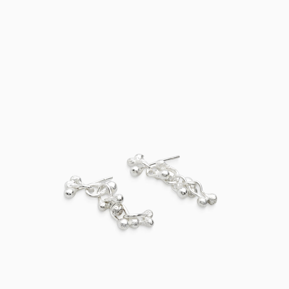 Chime Earrings Mini  |  Silver