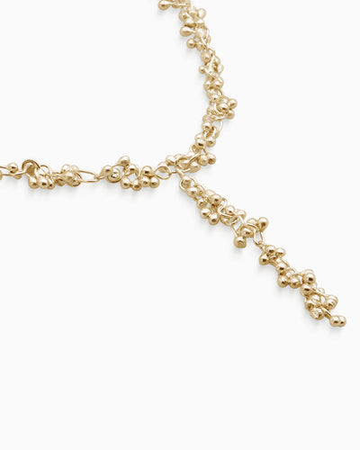 Threaded Chime Necklace | Gold
