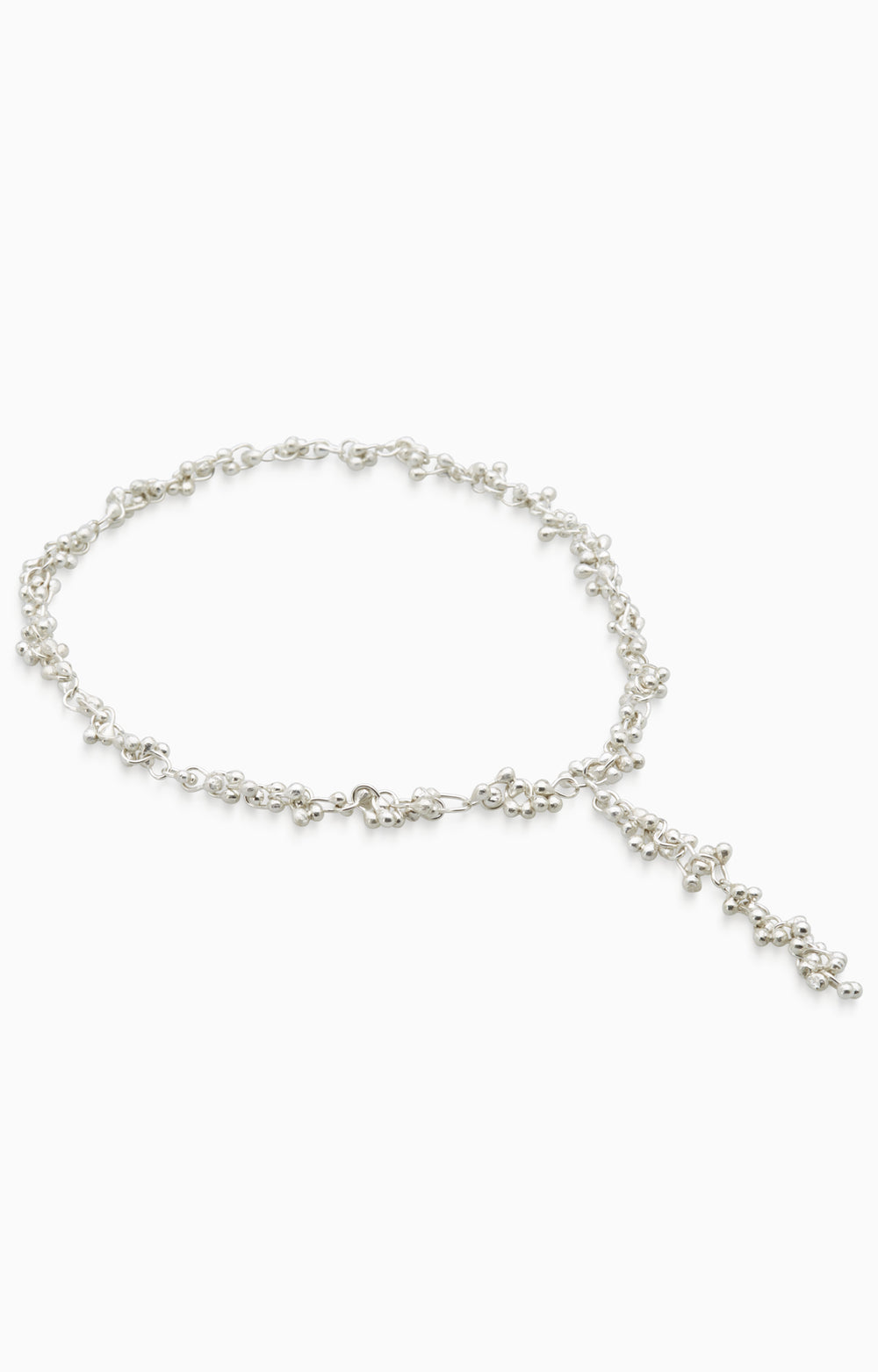 Threaded Chime Necklace | Silver